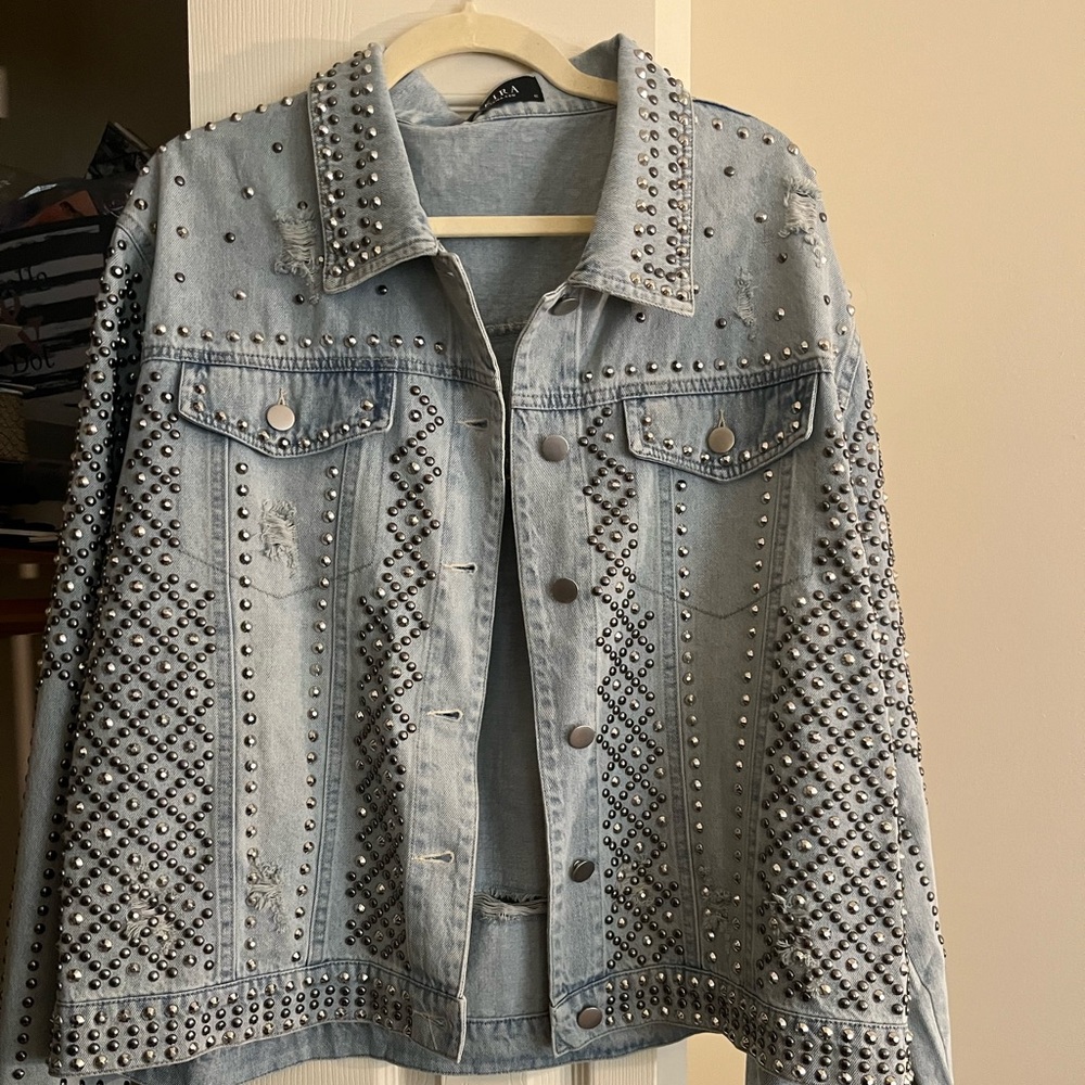 Studded Akira Jean Jacket